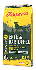 Josera Dog Ente & Kartoffel без злаків для дорослих собак 12,5 кг