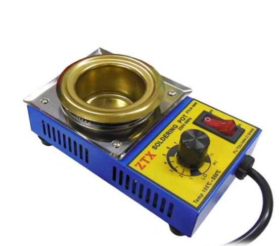 Тигель лудилка, паяльна ванна ZTX-11A, 38 мм тигель 150W 100-550°C 220V 300 грам, Паяльна ванна тигель лудилка для олова