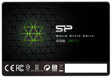 SSD накопичувач 128Gb Silicon Power A56 3D TLC (SP128GBSS3A56B25) 2.5" SATAIII БВ
