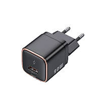 Зарядний пристрій KUULAA PD Charger QC4.0 Type-C+ USB 20W EU KL-CD66 black