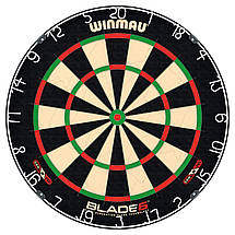Фірмовий набір дартс Winmau Англія з професійною мішенню Blade6 та дротиками, фото 4