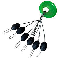 Стопор для жилки чорний 2XL 5х8mm (6шт\уп)