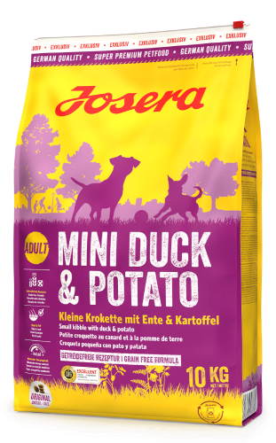 Сухий корм для собак малих порід Josera Mini Duck & Potato з качкою та картоплею 10 кг, фото 1