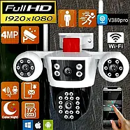 Вулична камера відеоспостереження на 2 об'єктиви 3L-V88-WIFI V380PRO, фото 2