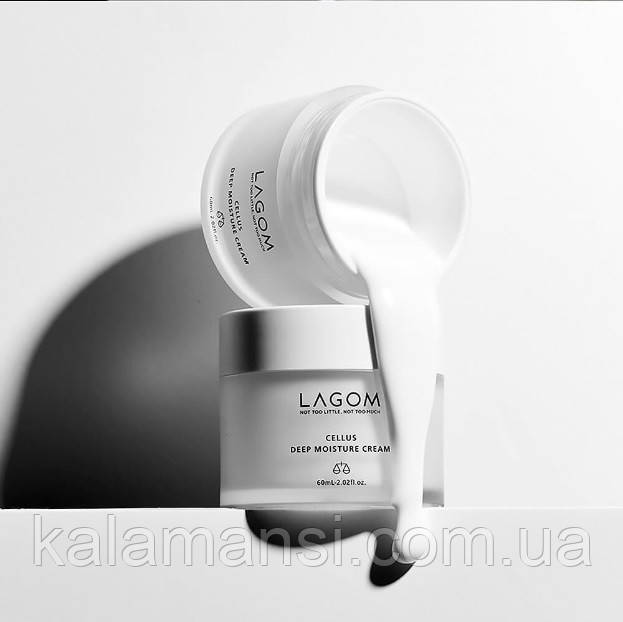 Глибокозволожуючий крем зі стовбуровими клітинами Lagom Cellus Deep Moisture Cream 60 мл