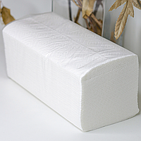 Рушник Z-BEST V-скл. 22,5*20см 150шт 2шар. білі цел.