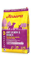 Josera Mini Salmon & Chicken - сухий корм з лососем і куркою для дорослих собак малих порід 10 кг