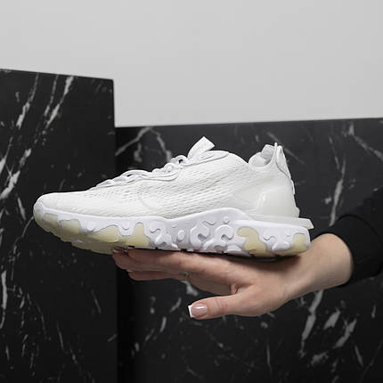 Чоловічі Кросівки Nike React Vision White / Найк Реакт Віжен Білі, фото 1