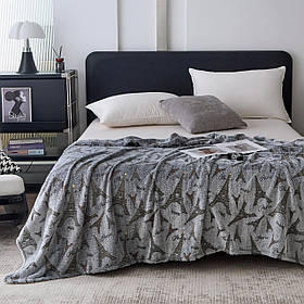 Плед нічник із мікрофібри Париж, світиться у темряві 150х200см