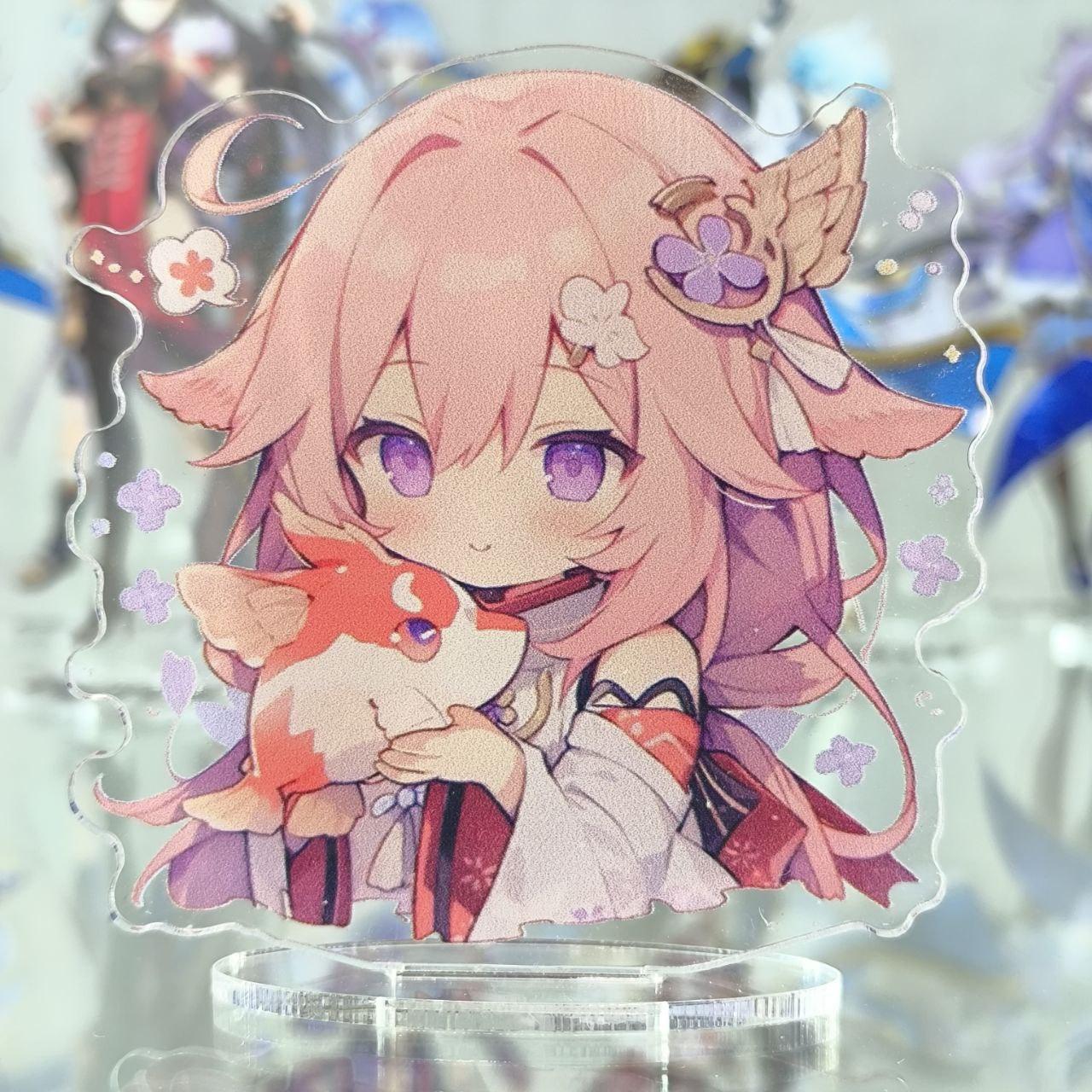 Фігурка Геншин Яе Міко з акрилу (10 см) / Genshin Impact, фото 1