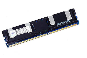 Модуль пам'яті для сервера Nanya 1Gb 2Rx8 PC2-5300F-555-11-B4 667MHz ECC (NT1GT72U8PB0BN-3C) БВ