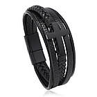 Браслет чоловічий шкіряний Secret Cross Dark, фото 8