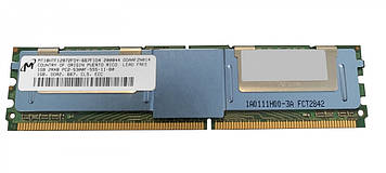 Модуль пам'яті для сервера Micron 1Gb 2Rx8 PC2-5300F-555-11-B1 (MT18HTF12872FDY-667F1D4) БВ