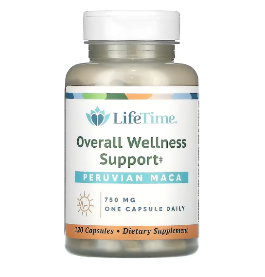 LifeTime Vitamins, Перуанська мака, 750 мг, 120 капсул LIF-50065 Київ, Київ