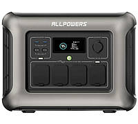Портативна зарядна станція ALLPOWERS R1500 електростанція 1800 Вт 1152 Вт/г LiFeP04 акумулятор