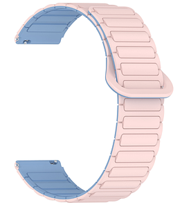 Ремінець CDK для Canyon Badian SW-68 | 20mm Silicone Shaped Magnetic Band (018822) (pink / lilac)