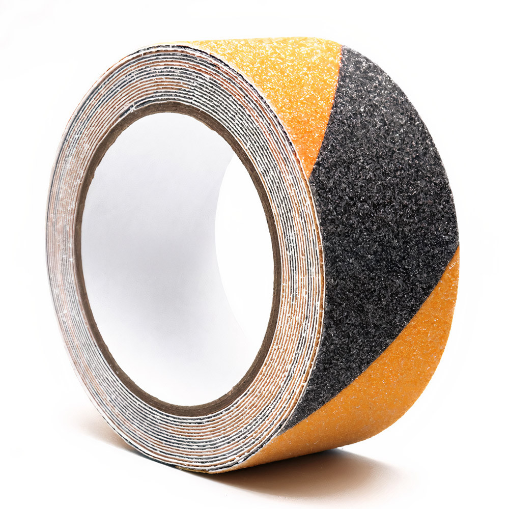 Протиковзка стрічка проти ковзання для сходів HF Antislip 5см*5м жовто-сіра, фото 1