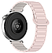 Ремінець CDK для Xiaomi Haylou LS11 (RS4 Plus) | 20mm Silicone Shaped Magnetic Band (018822) (pink / ivory), фото 2