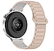 Ремінець CDK для Xiaomi Amazfit GTS 2 / 2e | 20mm Silicone Shaped Magnetic Band (018822) (pink sand / grey), фото 2