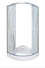 Душова кабіна KO&PO 7122 - 6 (90) 90х90х193 низький піддон, скло 4 мм з візерунком, фото 2