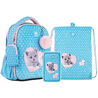 Набір Kite рюкзак + пенал + сумка для взуття SET_SP24-555S-1 Studio Pets-1