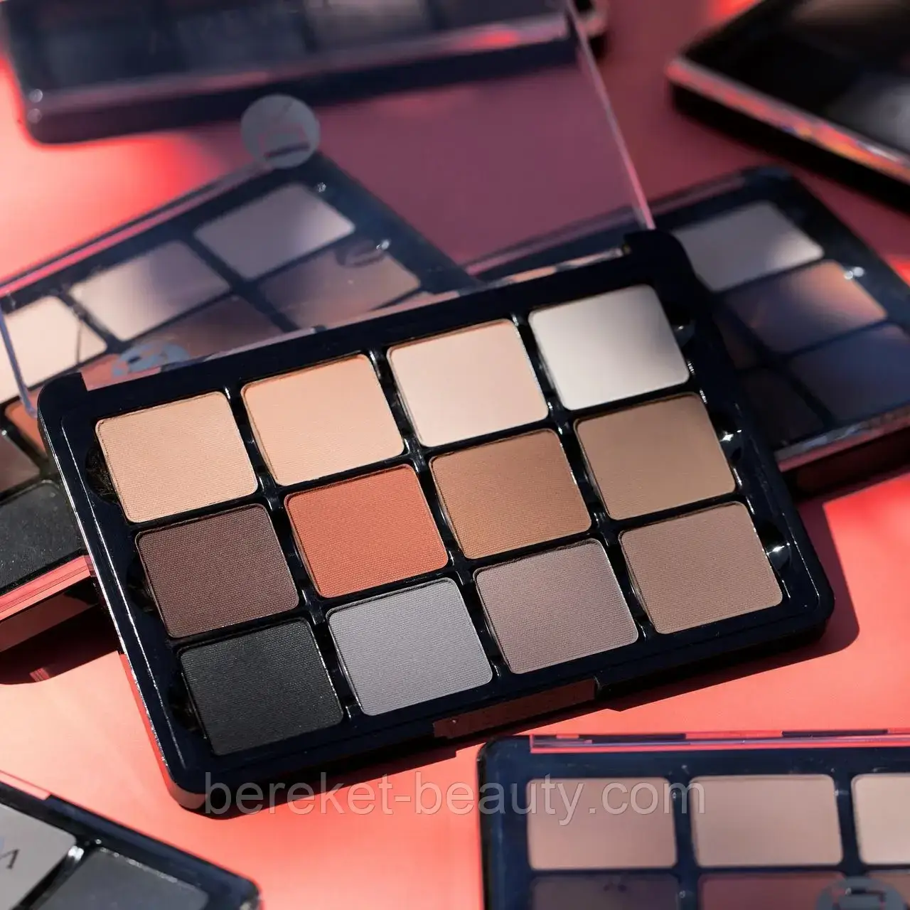 Палетка тіней Viseart Eyeshadow Palette (VPE 01 neutral matte), фото 1