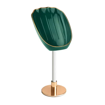 Мильниця FuleNY зі зливом у формі раковини, зелена (KG-12590)