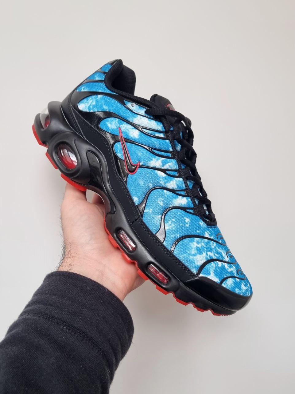 Чоловічі Кросівки Nike Air Max TN Plus Shark Attack Blue / Найк Аїр Макс ТН Плюс Шарк Аттак Сині
