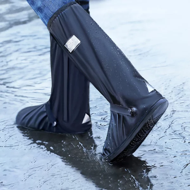 Бахили від дощу на взуття водонепроникні багаторазові