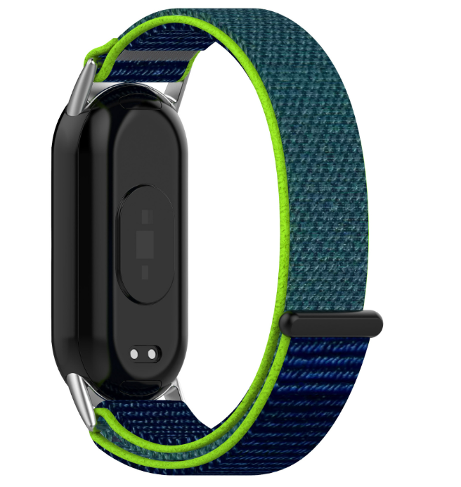 Ремінець CDK для Xiaomi Mi Smart Band 9 | Nylon Sport Loop (018018) (blue / green)