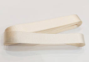 Стрічка репсова 2 см( 10 метрів) кремове № 03. Туреччина