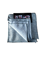 Серветка з металом та мікрофіброю 4штуки