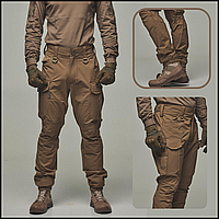 Військові демісезонні штани кольору койот комфортні, чоловічі тактичні штани для військових Slot