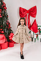 Тепла сукня на дівчинку Тіна, розміри 116,122