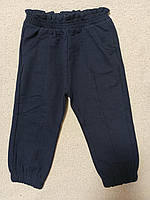 Дитячі темно - сині штани для дівчинки
