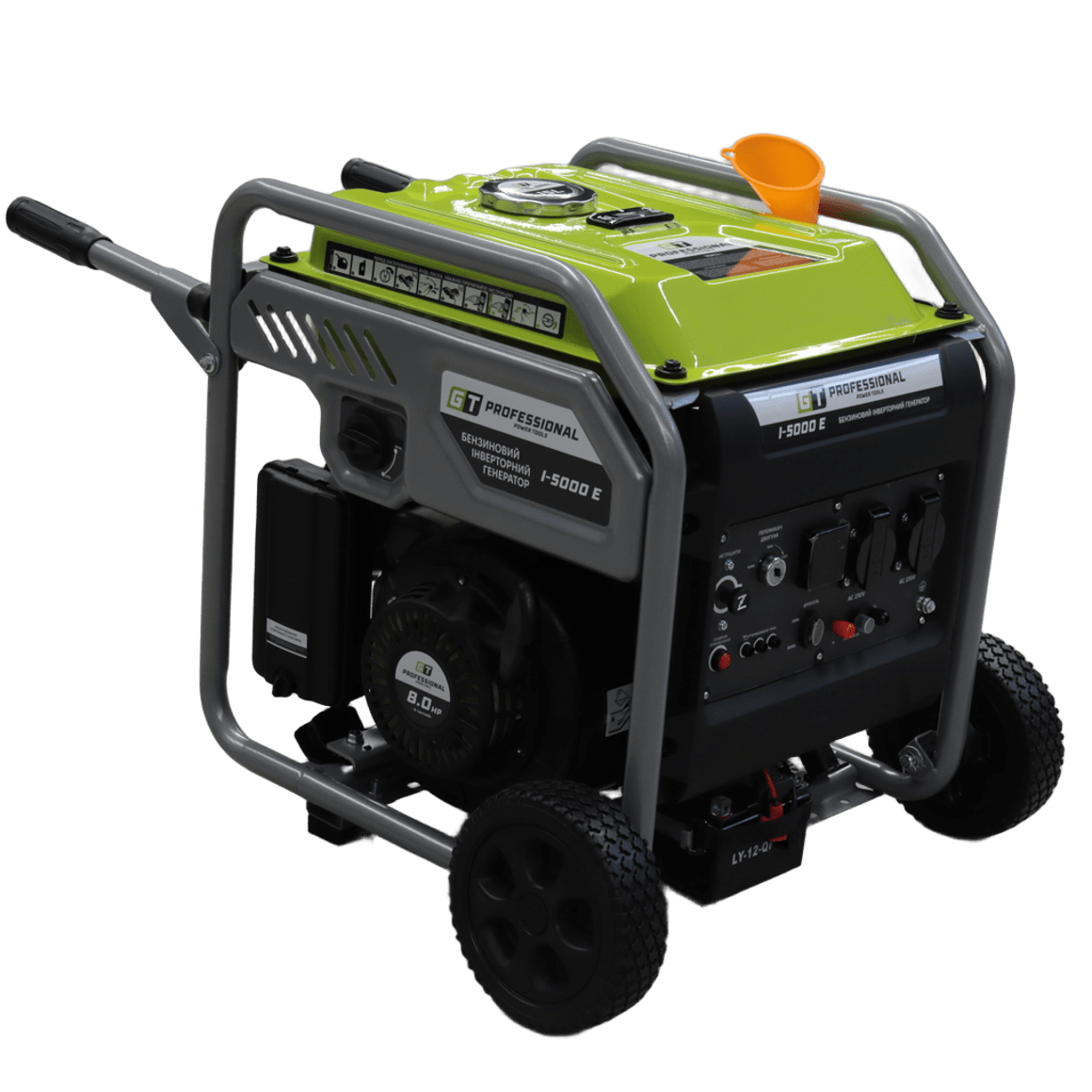 Генератор бензиновий інверторний GT I-5000E 4.1-4.6 кВт 8.0 кс
