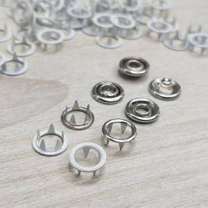 Кнопка BABY 7,8 мм білий 1440шт (210012)