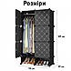 Шафа пластикова для одягу та взуття на 2 секції 75*37*127см, фото 3