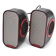 Комп'ютерні музичні колонки з мікрофоном та живленням від USB FT-188 6Вт, фото 3