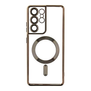 Чохол Wave TPU Metallic with Magsafe для Samsung Galaxy S21 Ultra (G998) Black