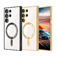 Чохол Wave TPU Metallic with Magsafe для Samsung Galaxy S24 Ultra (S928) Silver, фото 2