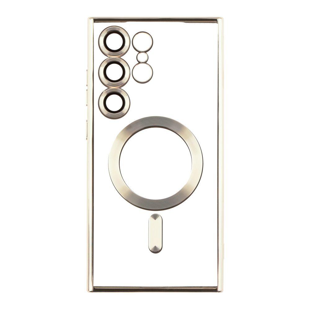 Чохол Wave TPU Metallic with Magsafe для Samsung Galaxy S24 Ultra (S928) Silver, фото 1