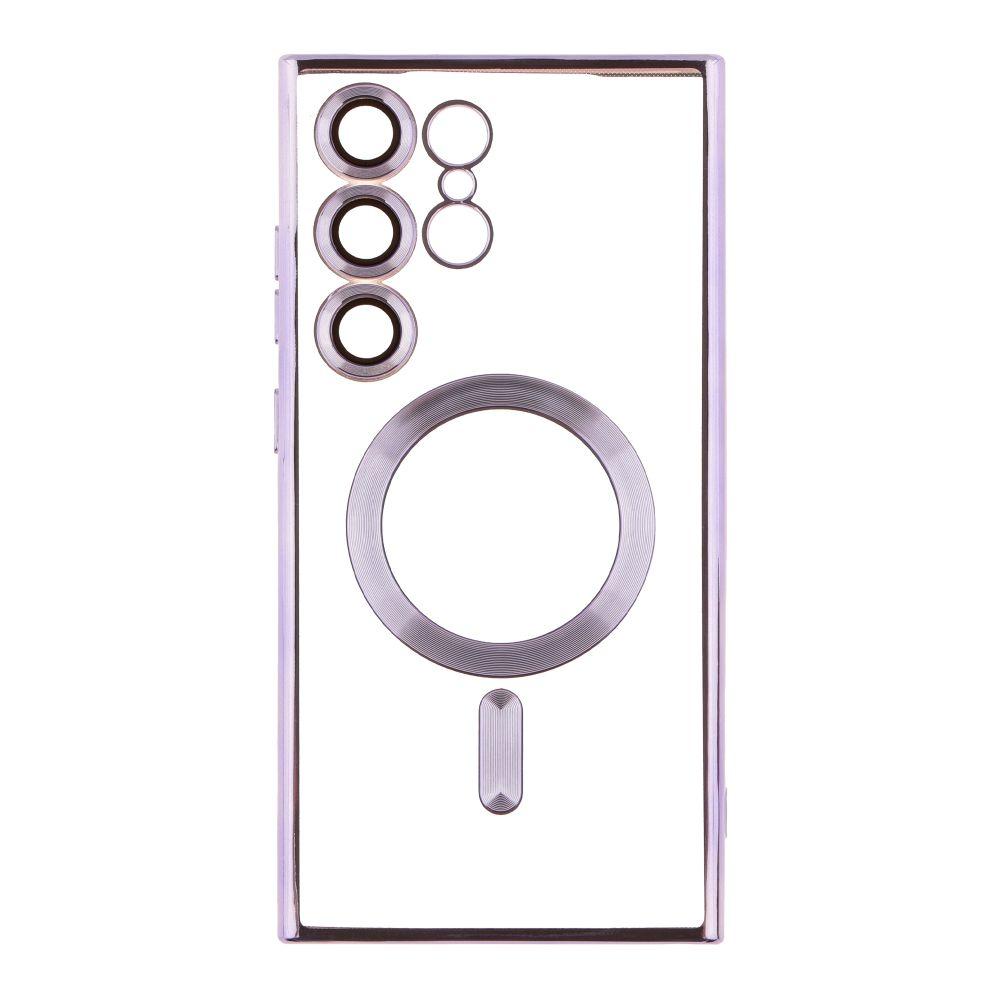 Чохол Wave TPU Metallic with Magsafe для Samsung Galaxy S24 Ultra (S928) Purple, фото 1