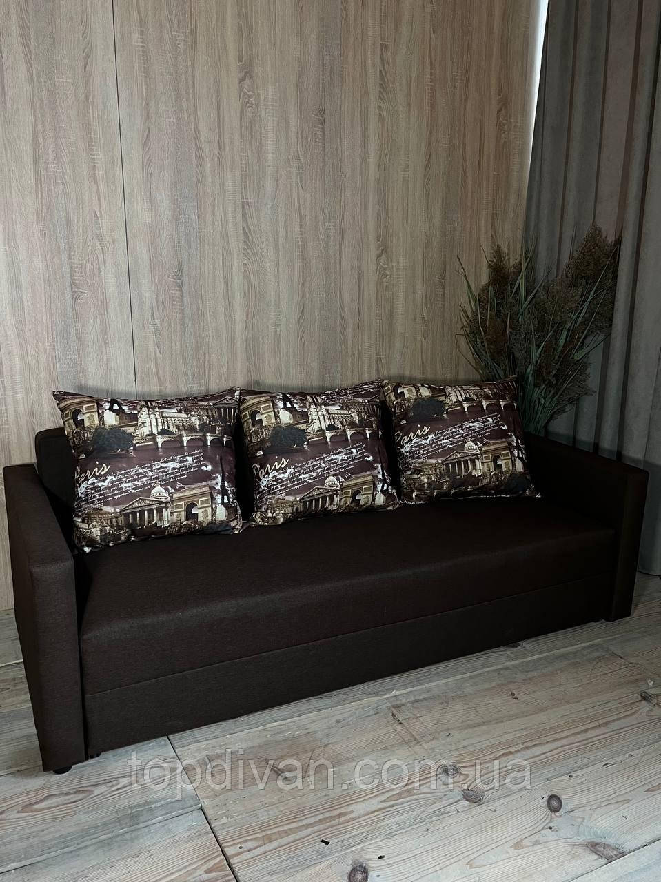 Диван єврокнижка "Стандарт" Габарити: 2,10 х 0,95 Спальне місце: 1,90 х 1,40