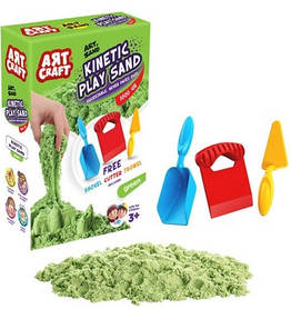 Кінетичний пісок зелений Art Craft (1000 г) (150*222*58 мм) "dede"