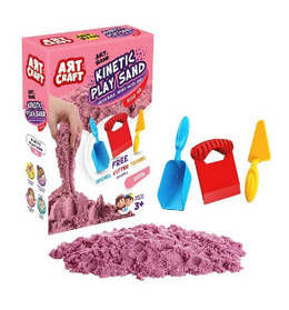 Кінетичний пісок рожевий Art Craft (1000 г) (150*222*58 мм) "dede"