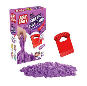 Кінетичний пісок фіолетовий Art Craft (500 г) (130*175*53 мм) "dede"