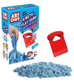 Кінетичний пісок синій Art Craft (500 г) (130*175*53 мм) "dede"