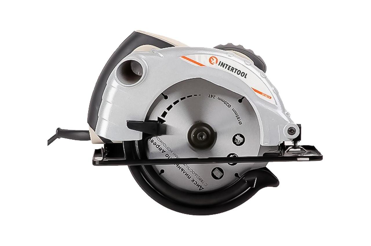 Пила циркулярна Intertool 1300 Вт (DT-0613), фото 1