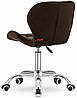 Крісло офісне Homart Blum велюр коричневий (9842), фото 5